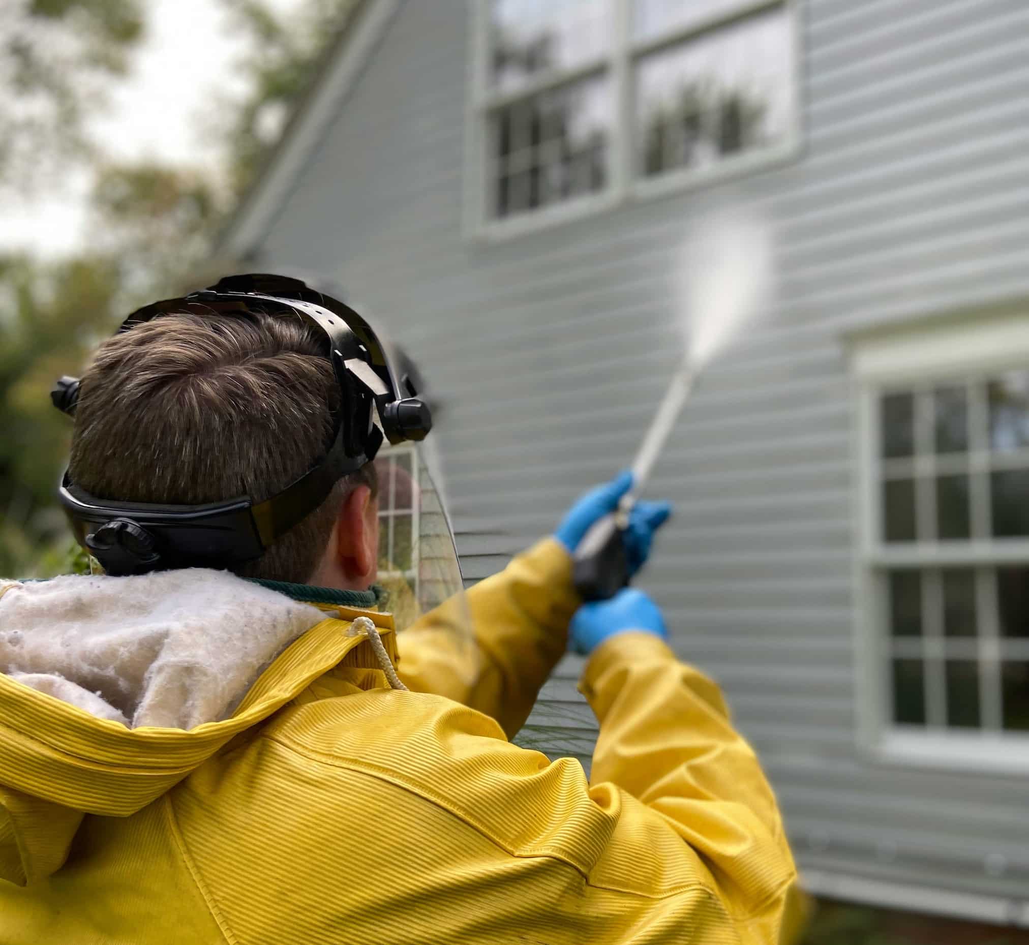 Power Pressure Washing Home Siding